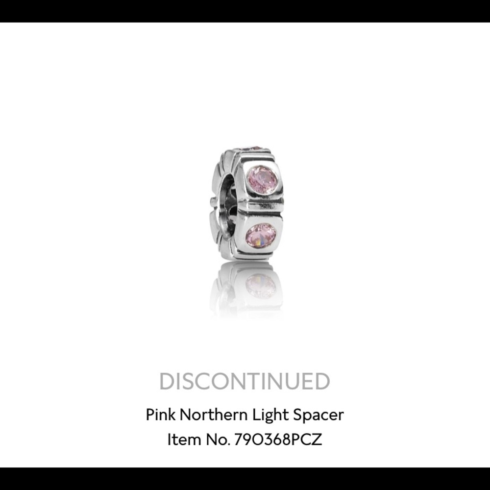 Pandora Pink Northern Light Spacer
